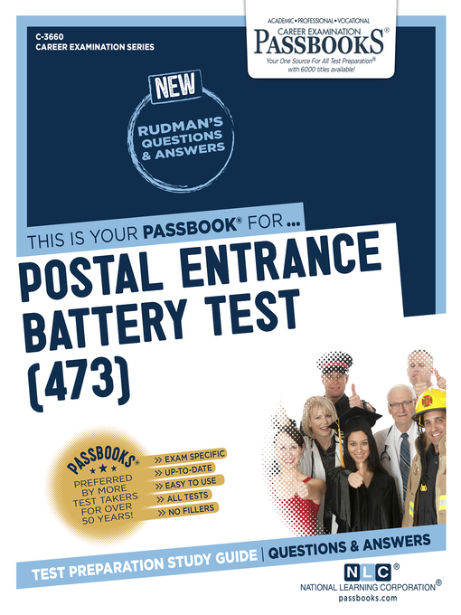 Title details for Postal Entrance Battery Test (473) by National Learning Corporation - Available